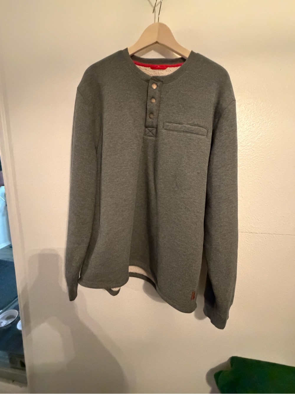 Coleman  Sweatshirt with Button Placket